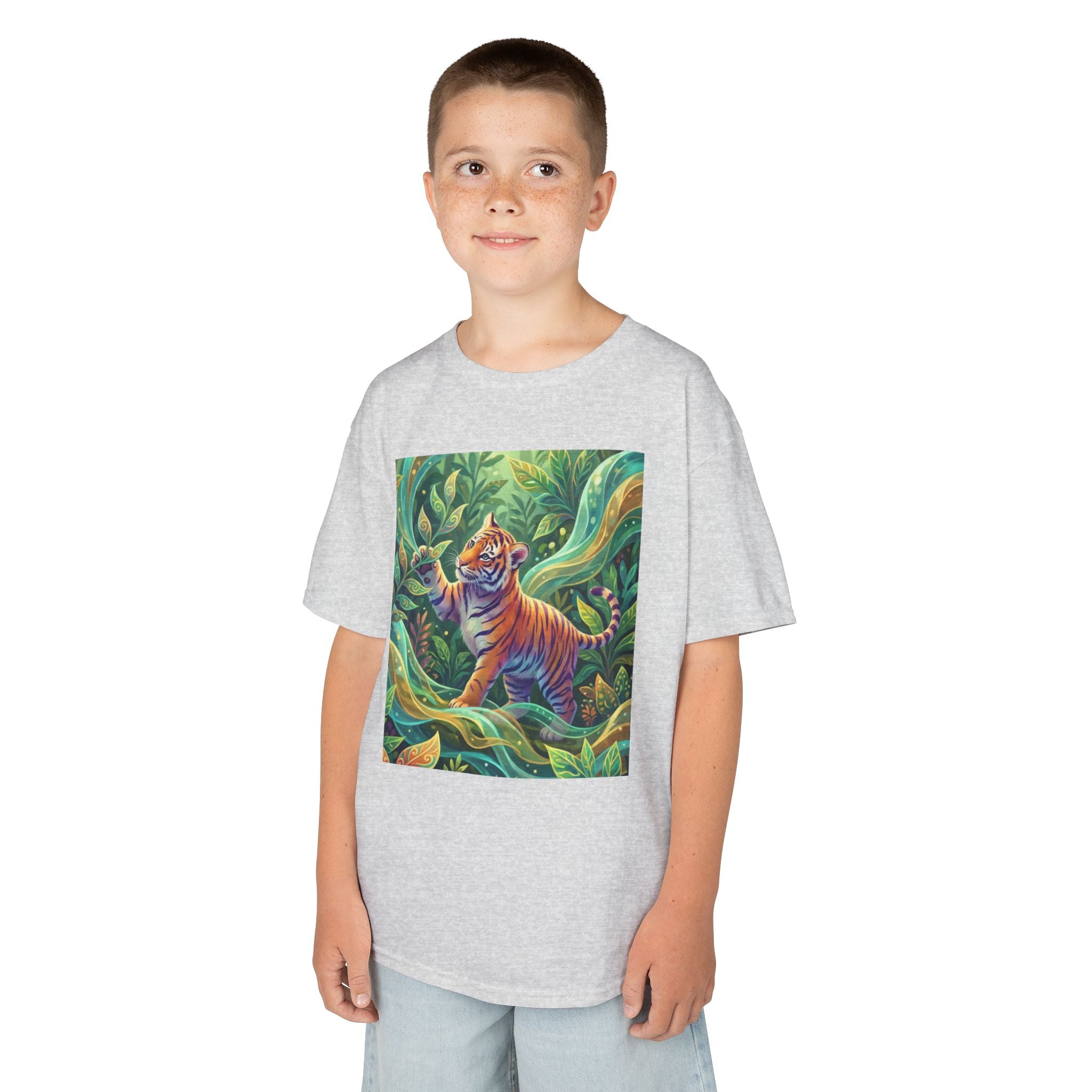 Toddler Short Sleeve Tee – Jungle Rhythm Tiger