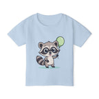 Moonie Kids’ T‑Shirt – Raccoon Balloon Edition