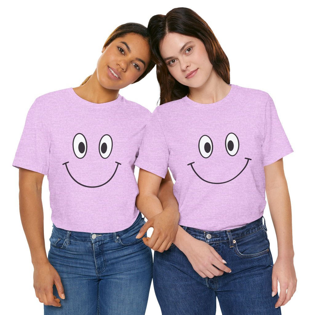 Unisex Jersey Short Sleeve Tee | Smile — a shirt that radiates positivity.
