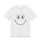Unisex Jersey Short Sleeve Tee | Smile — a shirt that radiates positivity.