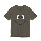 Unisex Jersey Short Sleeve Tee | Smile — a shirt that radiates positivity.