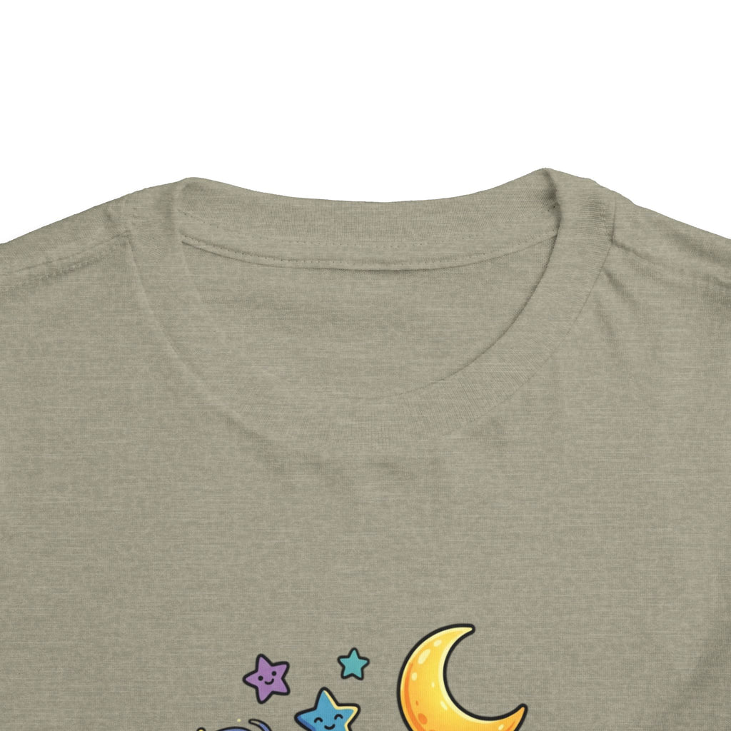 Moonie Toddler Short Sle  eve Tee – Cosmic Comfort for Little Explorers