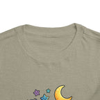 Moonie Toddler Short Sle  eve Tee – Cosmic Comfort for Little Explorers