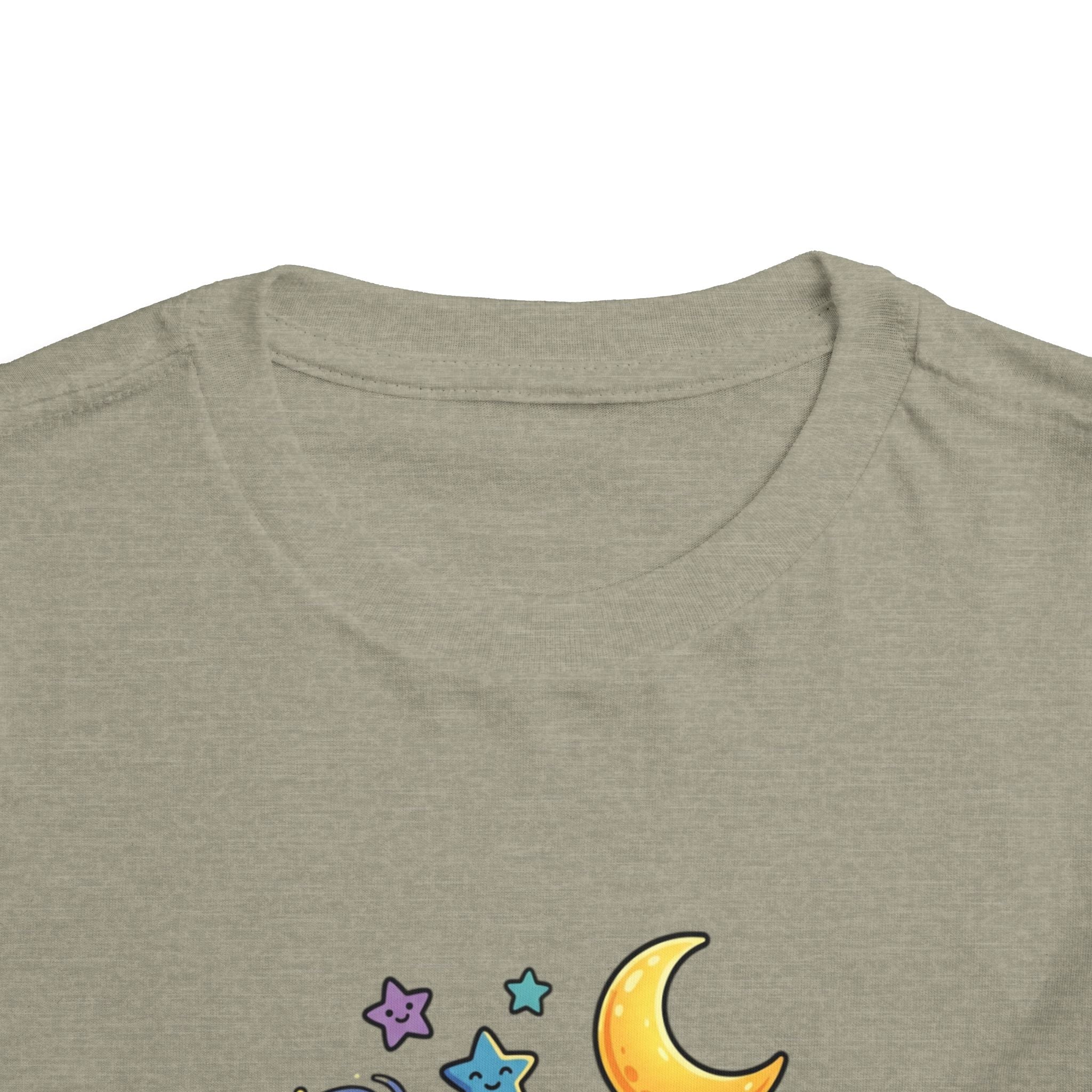 Moonie Toddler Short Sle  eve Tee – Cosmic Comfort for Little Explorers