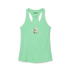 Moonie Women’s Ideal Racerback Tank | Cozy Bear Design
