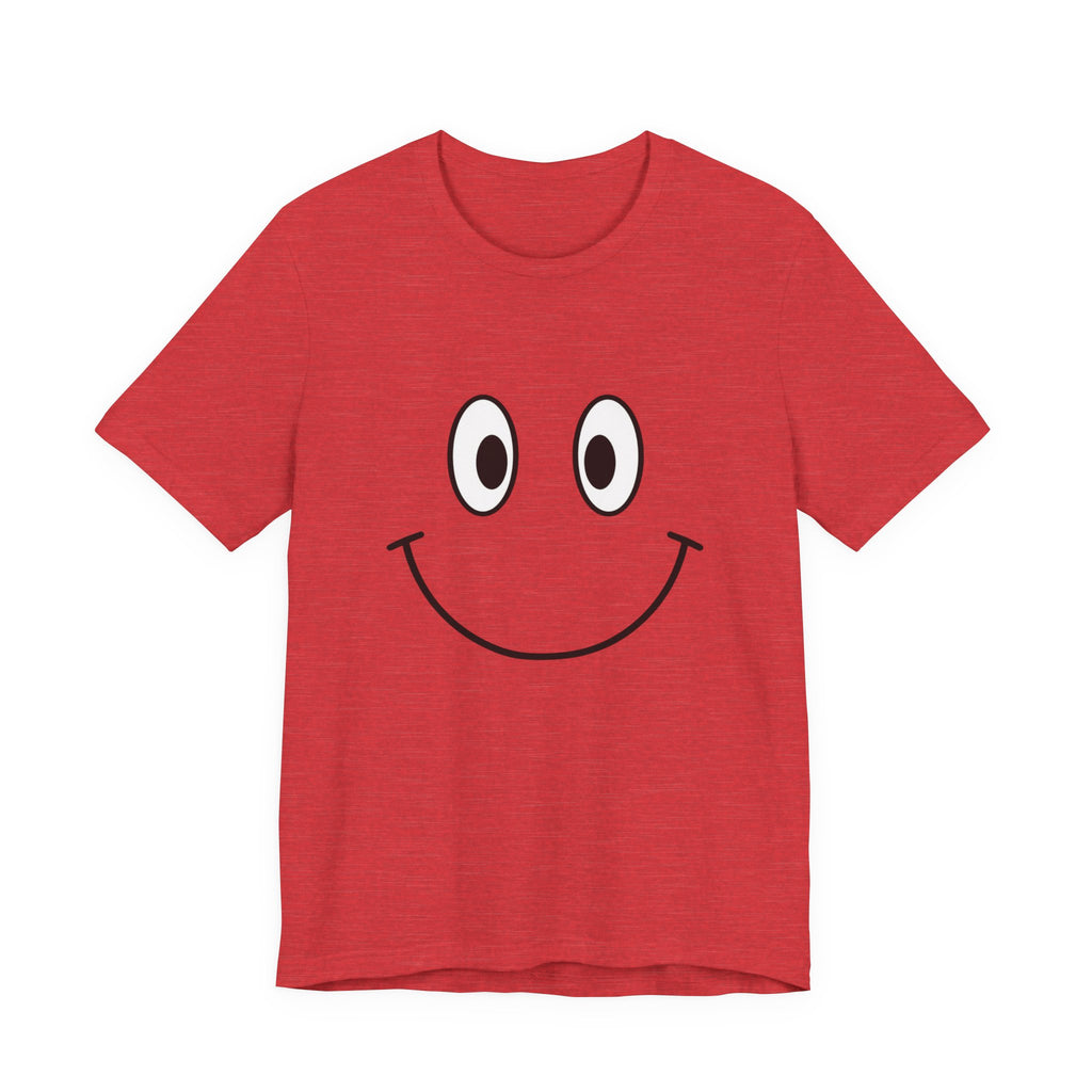 Unisex Jersey Short Sleeve Tee | Smile — a shirt that radiates positivity.