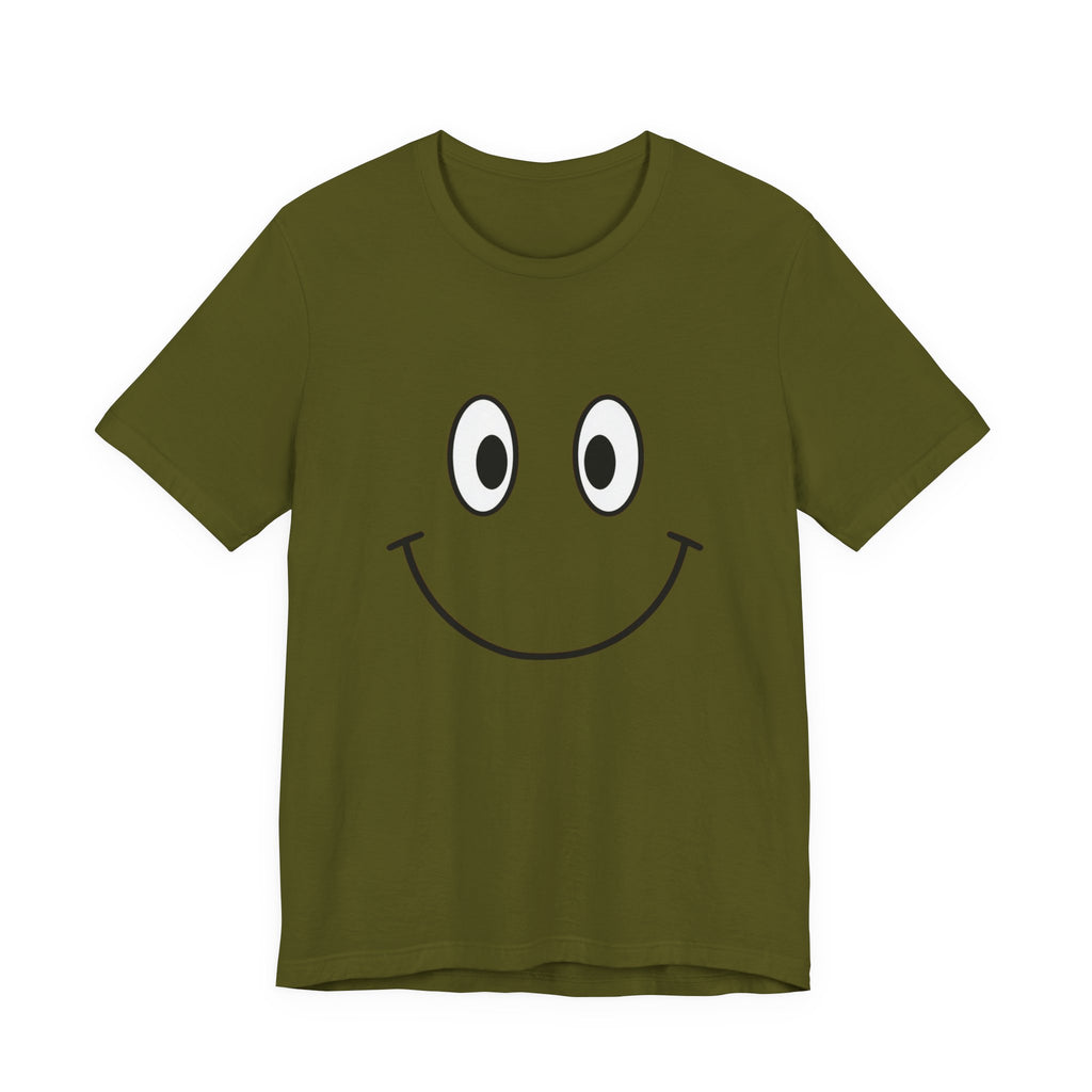 Unisex Jersey Short Sleeve Tee | Smile — a shirt that radiates positivity.