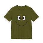 Unisex Jersey Short Sleeve Tee | Smile — a shirt that radiates positivity.