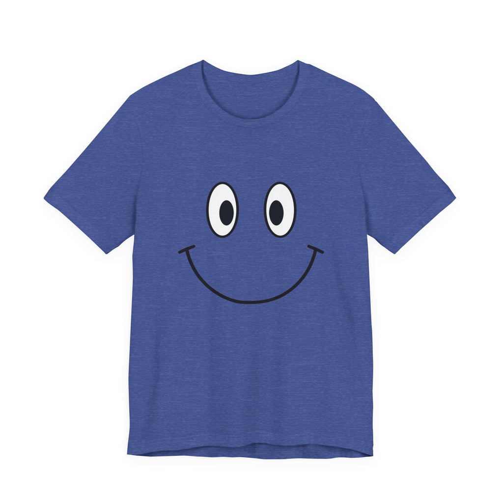Unisex Jersey Short Sleeve Tee | Smile — a shirt that radiates positivity.
