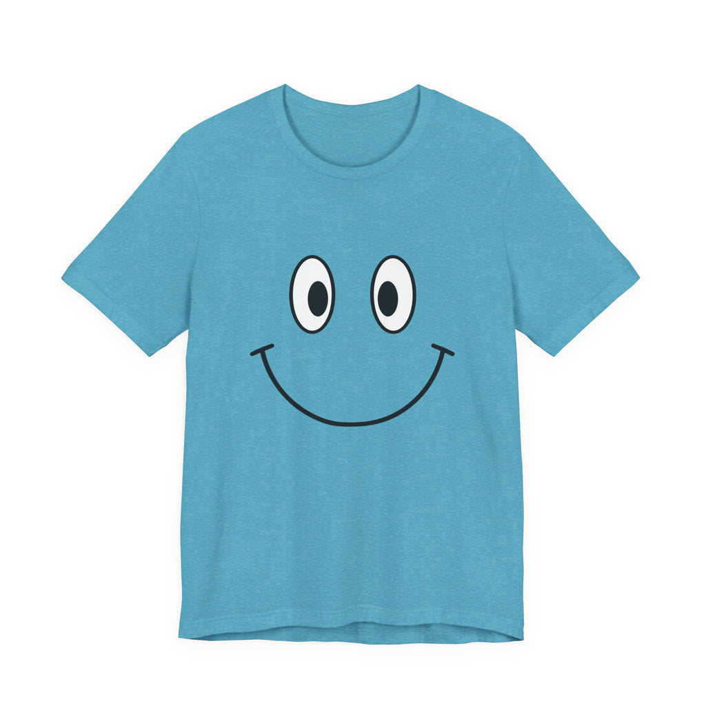 Unisex Jersey Short Sleeve Tee | Smile — a shirt that radiates positivity.