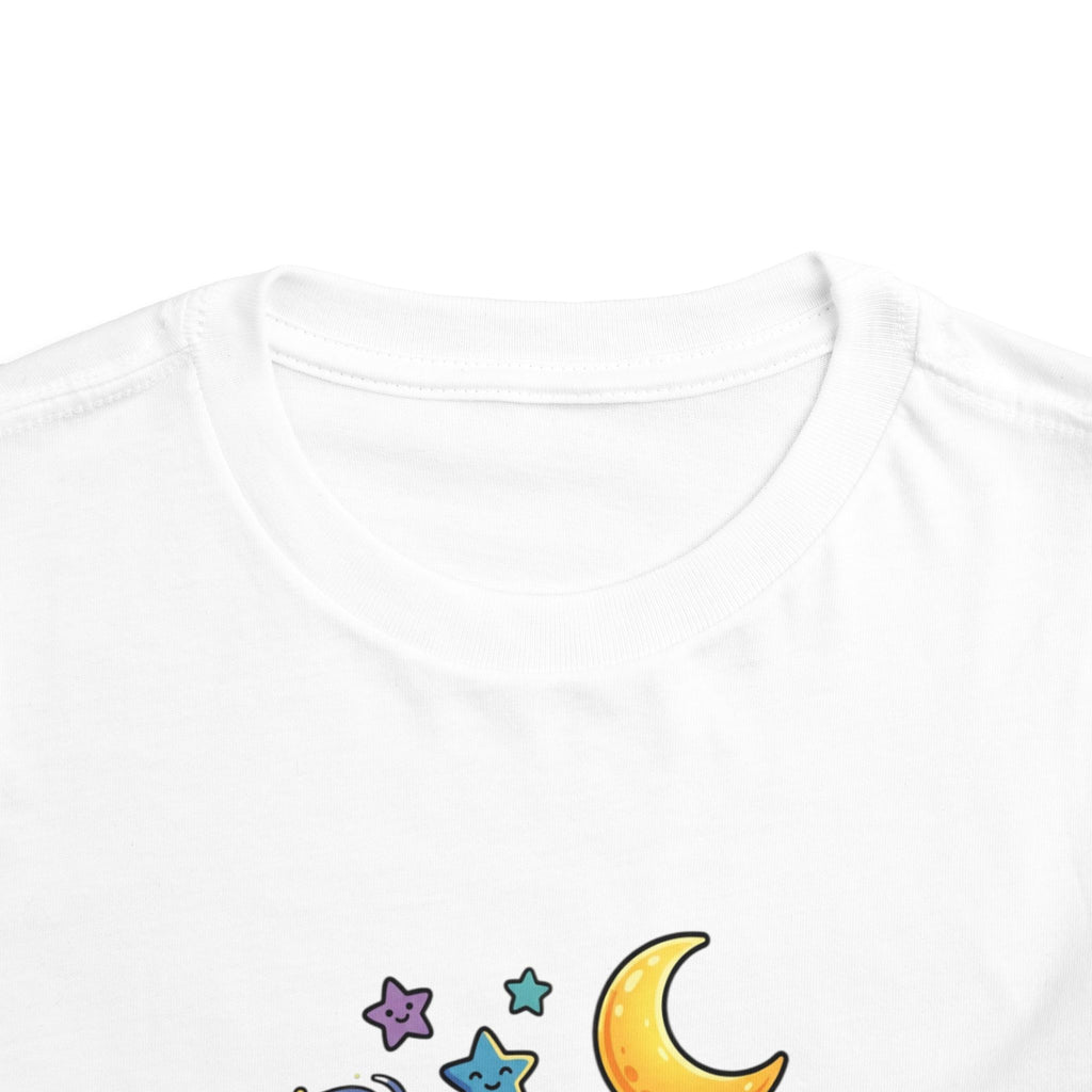 Moonie Toddler Short Sle  eve Tee – Cosmic Comfort for Little Explorers