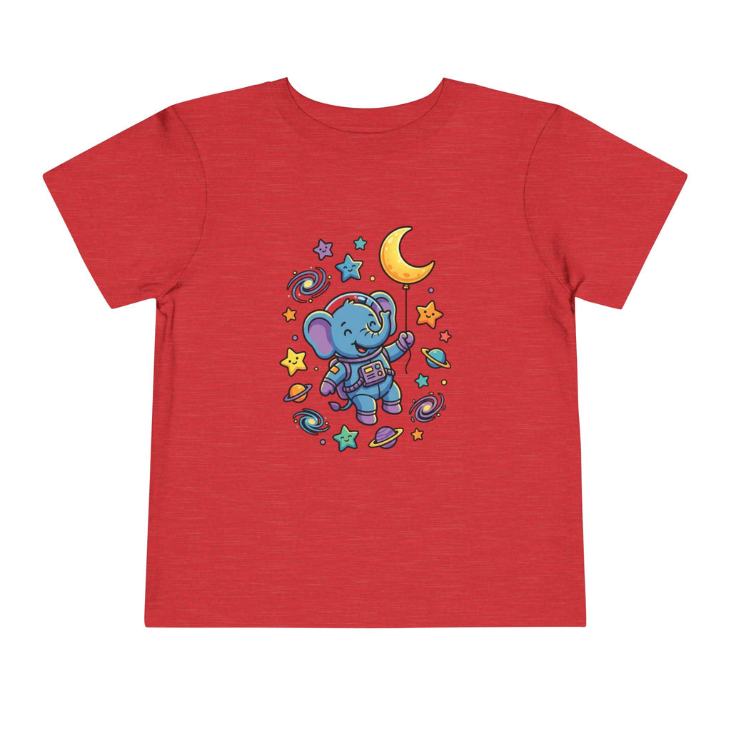 Moonie Toddler Short Sle  eve Tee – Cosmic Comfort for Little Explorers