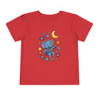 Moonie Toddler Short Sle  eve Tee – Cosmic Comfort for Little Explorers
