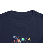 Moonie Toddler Short Sleeve Tee – Rainbow Ladder to the Stars