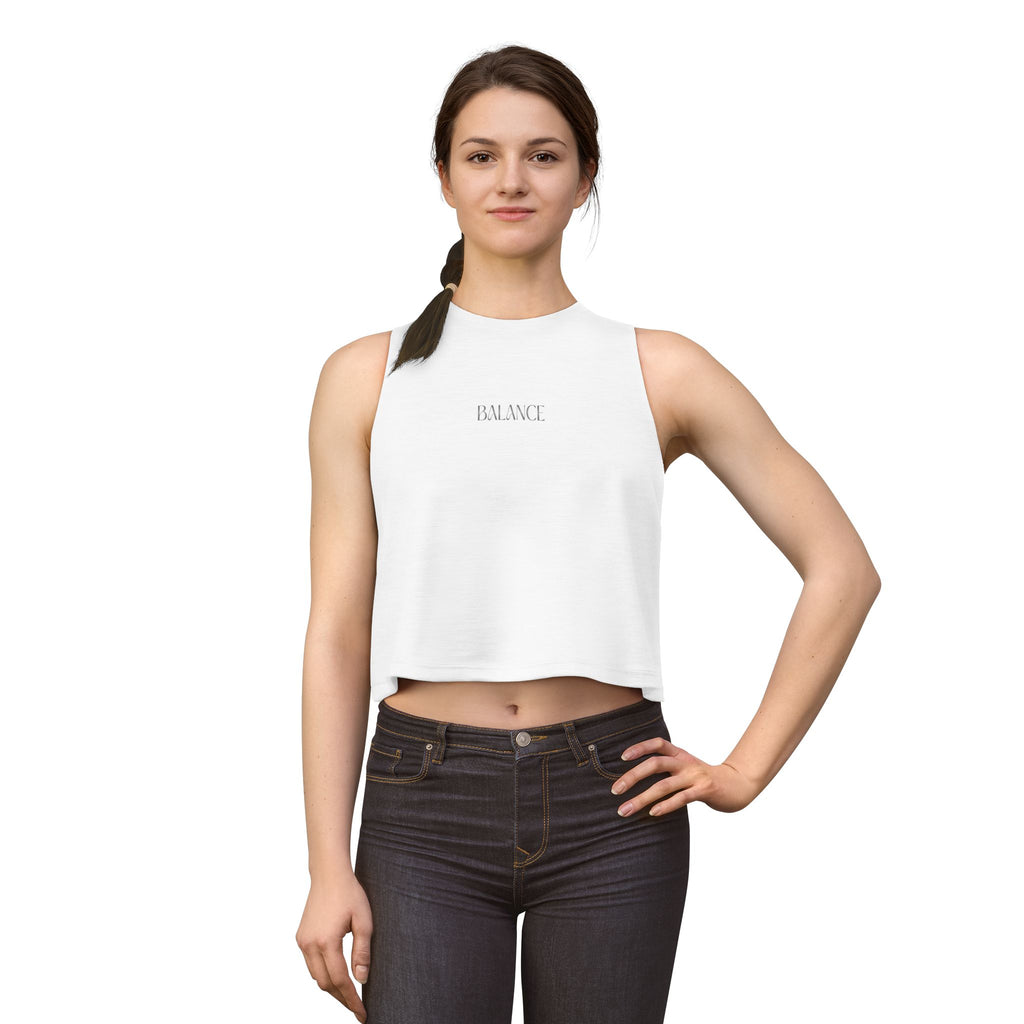 Moonie Women’s Crop Tank Top – Balance