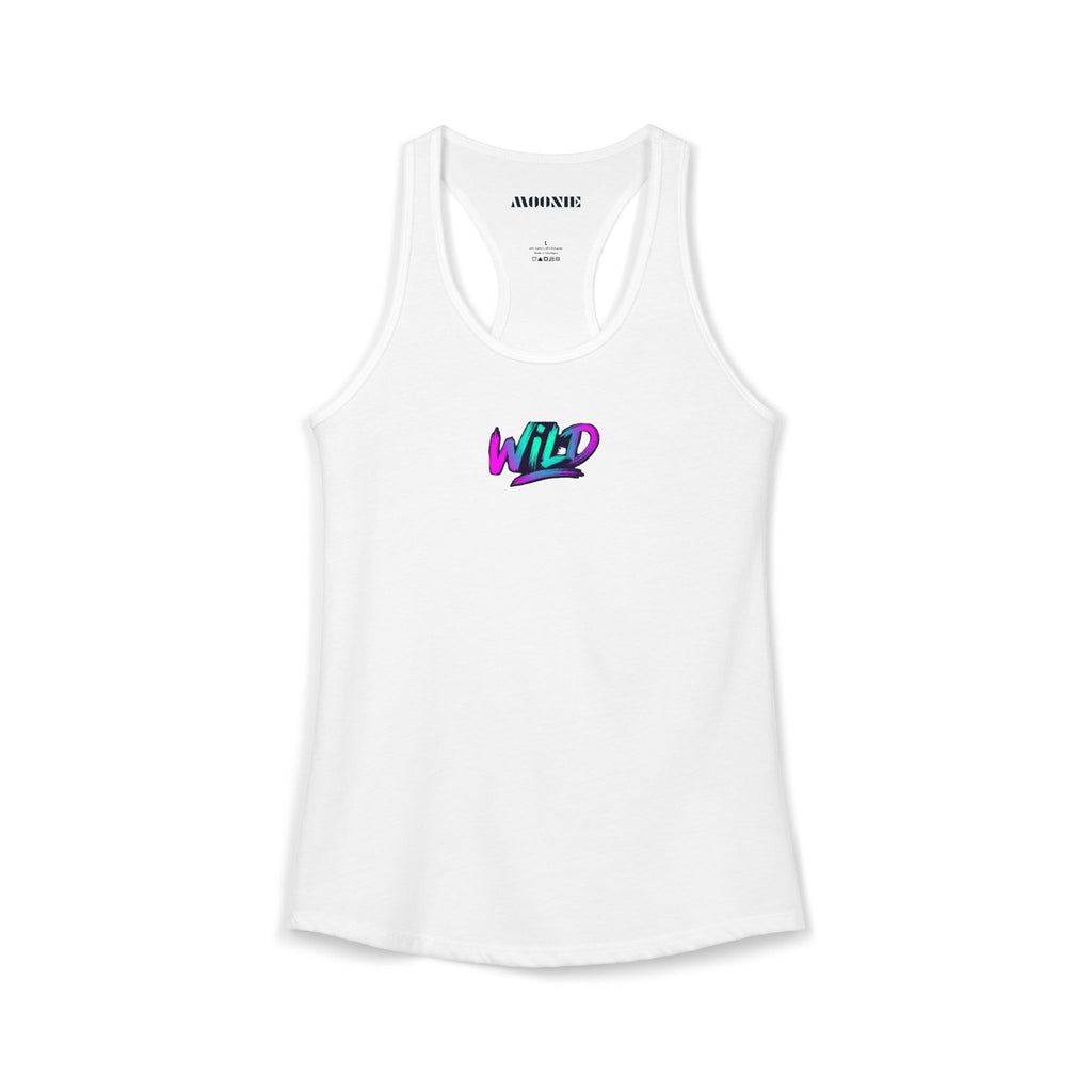 Moonie Women’s Racerback Tank – Wild