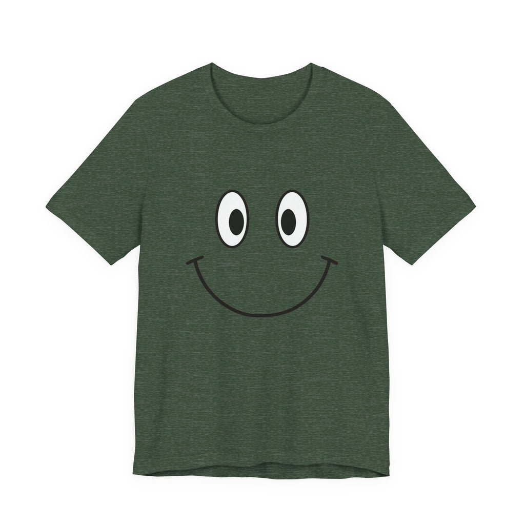 Unisex Jersey Short Sleeve Tee | Smile — a shirt that radiates positivity.