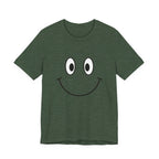 Unisex Jersey Short Sleeve Tee | Smile — a shirt that radiates positivity.