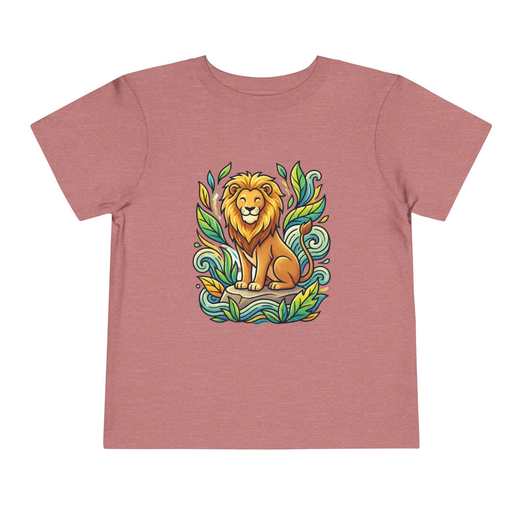 Moonie Toddler Short Sleeve Tee – Gentle Jungle Lion