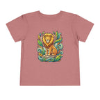 Moonie Toddler Short Sleeve Tee – Gentle Jungle Lion