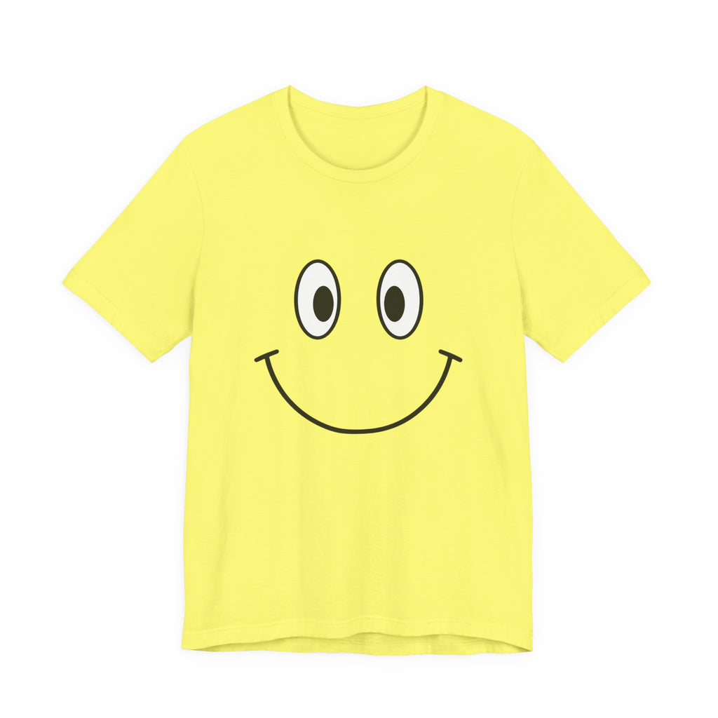 Unisex Jersey Short Sleeve Tee | Smile — a shirt that radiates positivity.