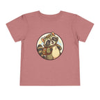 Moonie Toddler Short Sleeve Tee – Explorer Raccoon