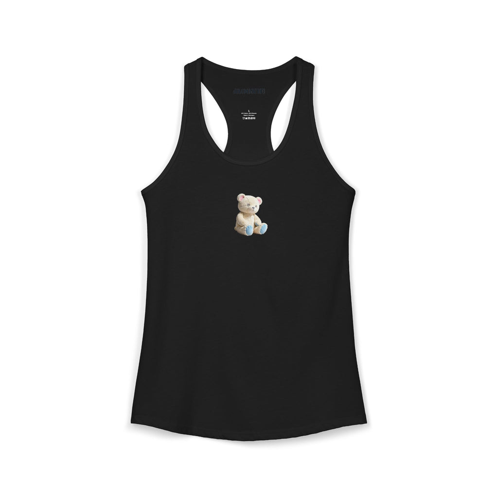Moonie Women’s Ideal Racerback Tank | Cozy Bear Design