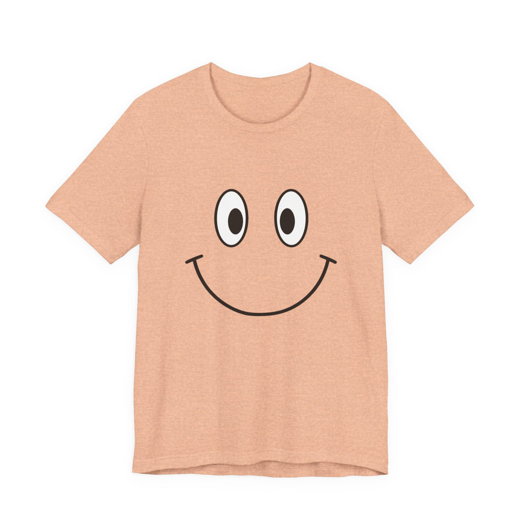 Unisex Jersey Short Sleeve Tee | Smile — a shirt that radiates positivity.
