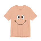 Unisex Jersey Short Sleeve Tee | Smile — a shirt that radiates positivity.