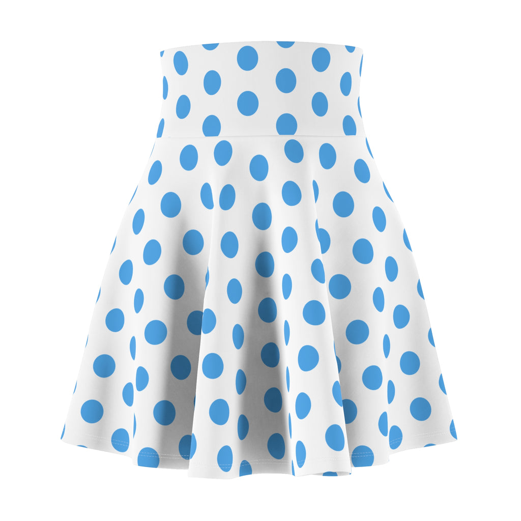 Moonie Blue Dalmatine Skater Skirt