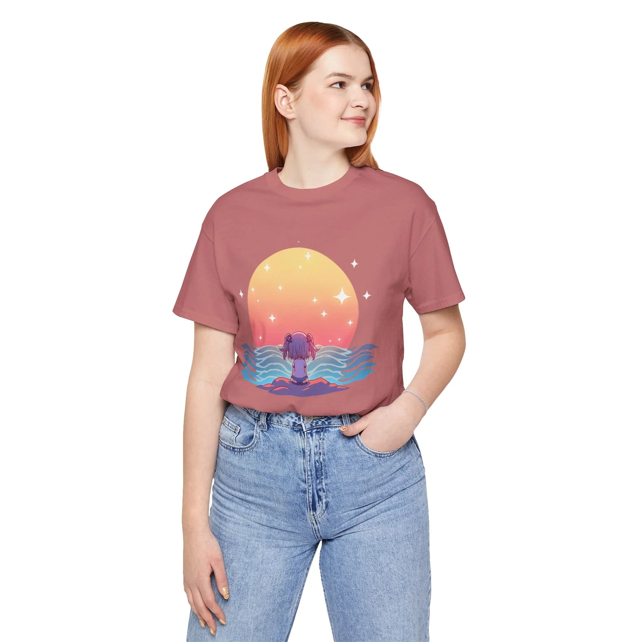 Moonie “Ocean Sun” Anime Tee