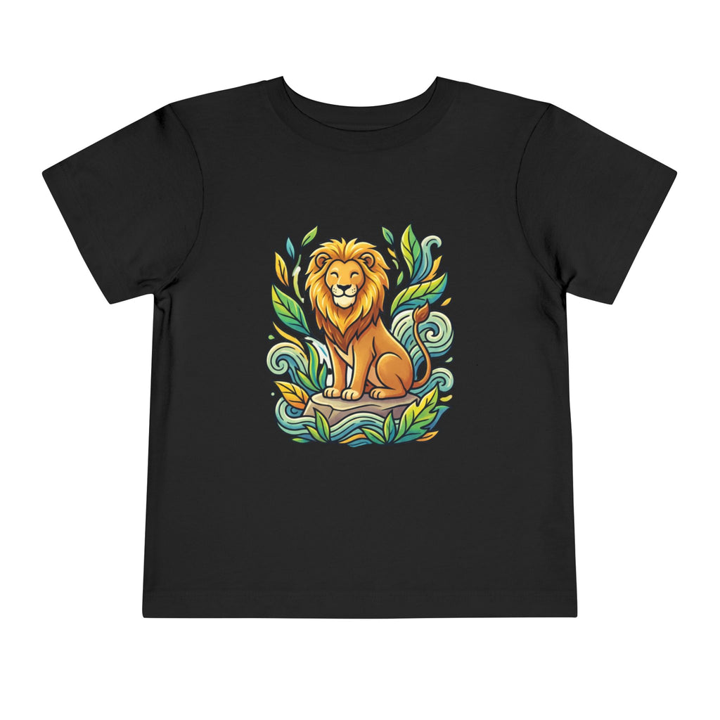 Moonie Toddler Short Sleeve Tee – Gentle Jungle Lion
