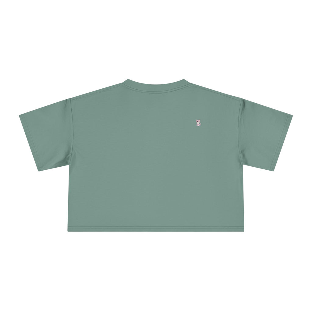 Women’s Crop Tee – Solid Elegance