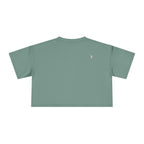Women’s Crop Tee – Solid Elegance