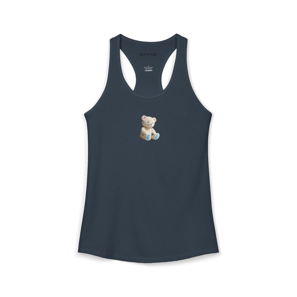 Moonie Women’s Ideal Racerback Tank | Cozy Bear Design