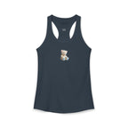 Moonie Women’s Ideal Racerback Tank | Cozy Bear Design