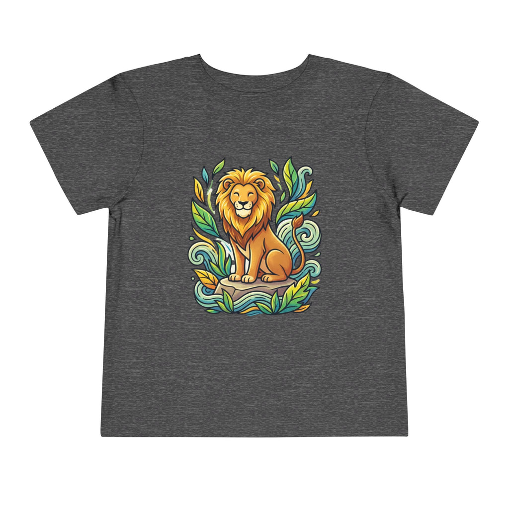 Moonie Toddler Short Sleeve Tee – Gentle Jungle Lion