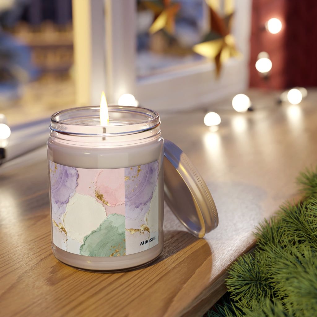 Moonie Scented Soy Candle – Pastel Bloom Edition, 9oz