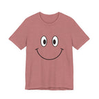 Unisex Jersey Short Sleeve Tee | Smile — a shirt that radiates positivity.