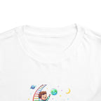 Moonie Toddler Short Sleeve Tee – Rainbow Ladder to the Stars