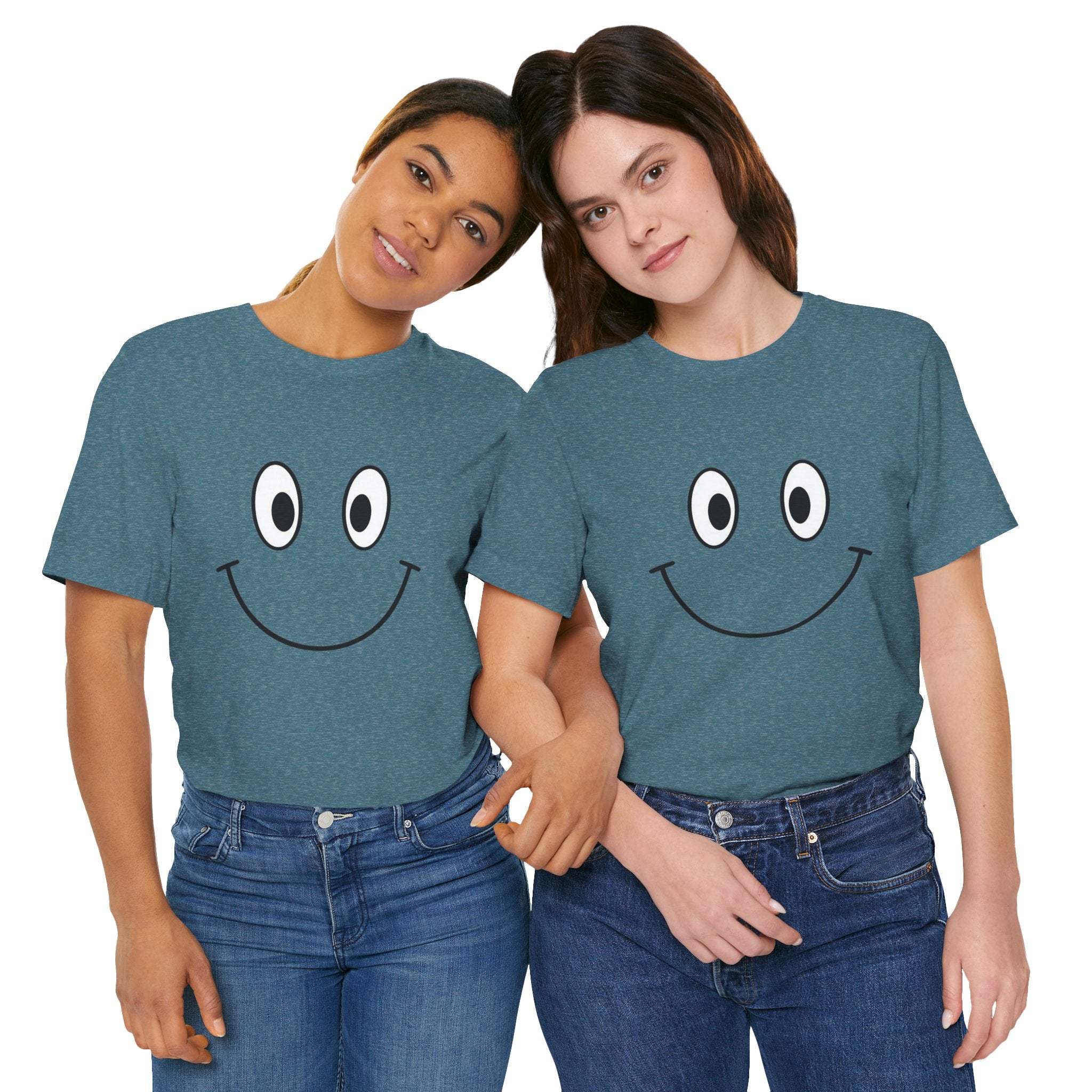 Unisex Jersey Short Sleeve Tee | Smile — a shirt that radiates positivity.
