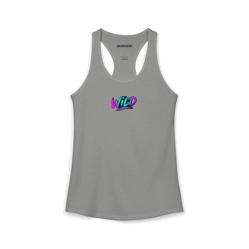 Moonie Women’s Racerback Tank – Wild