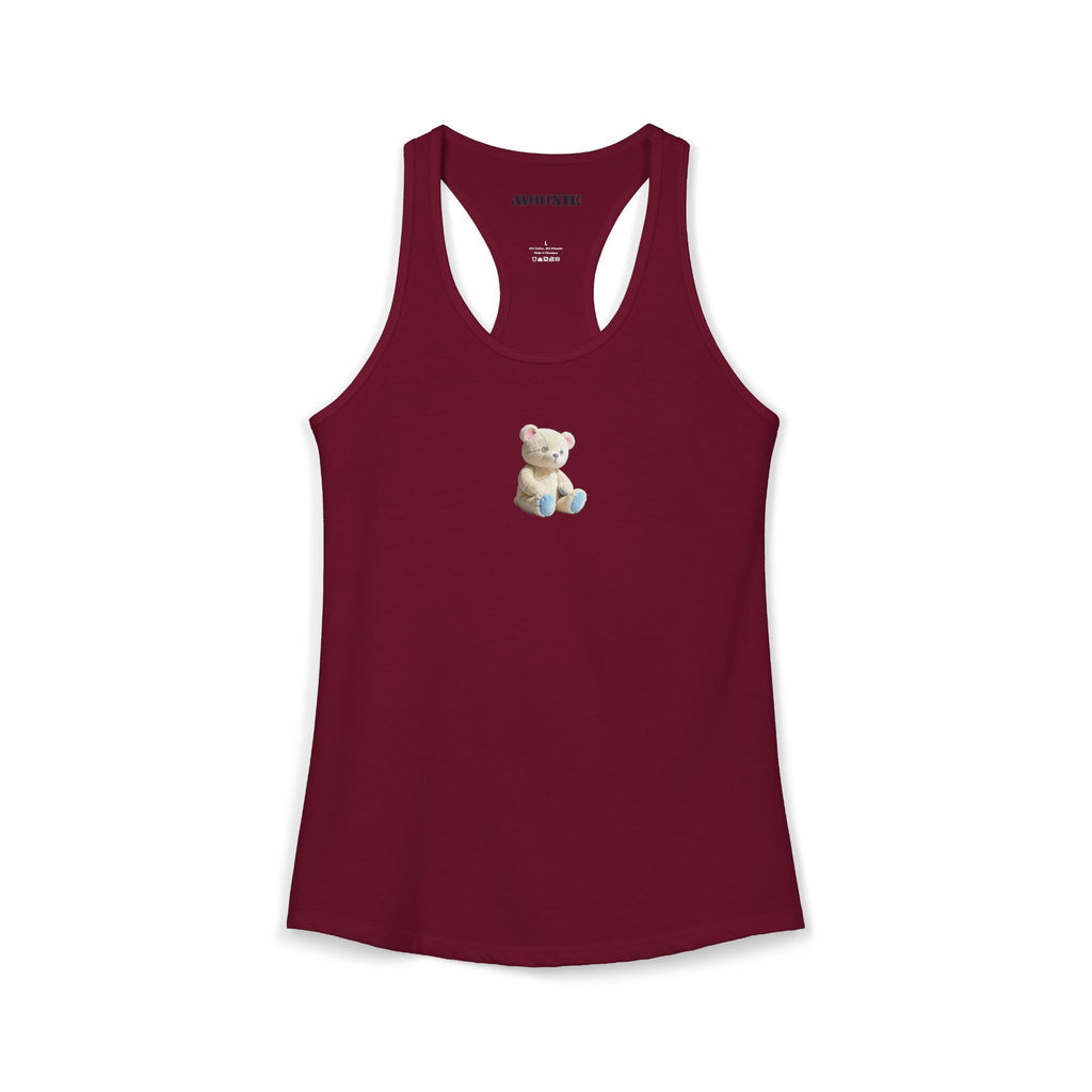 Moonie Women’s Ideal Racerback Tank | Cozy Bear Design