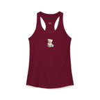 Moonie Women’s Ideal Racerback Tank | Cozy Bear Design