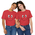Unisex Jersey Short Sleeve Tee | Smile — a shirt that radiates positivity.