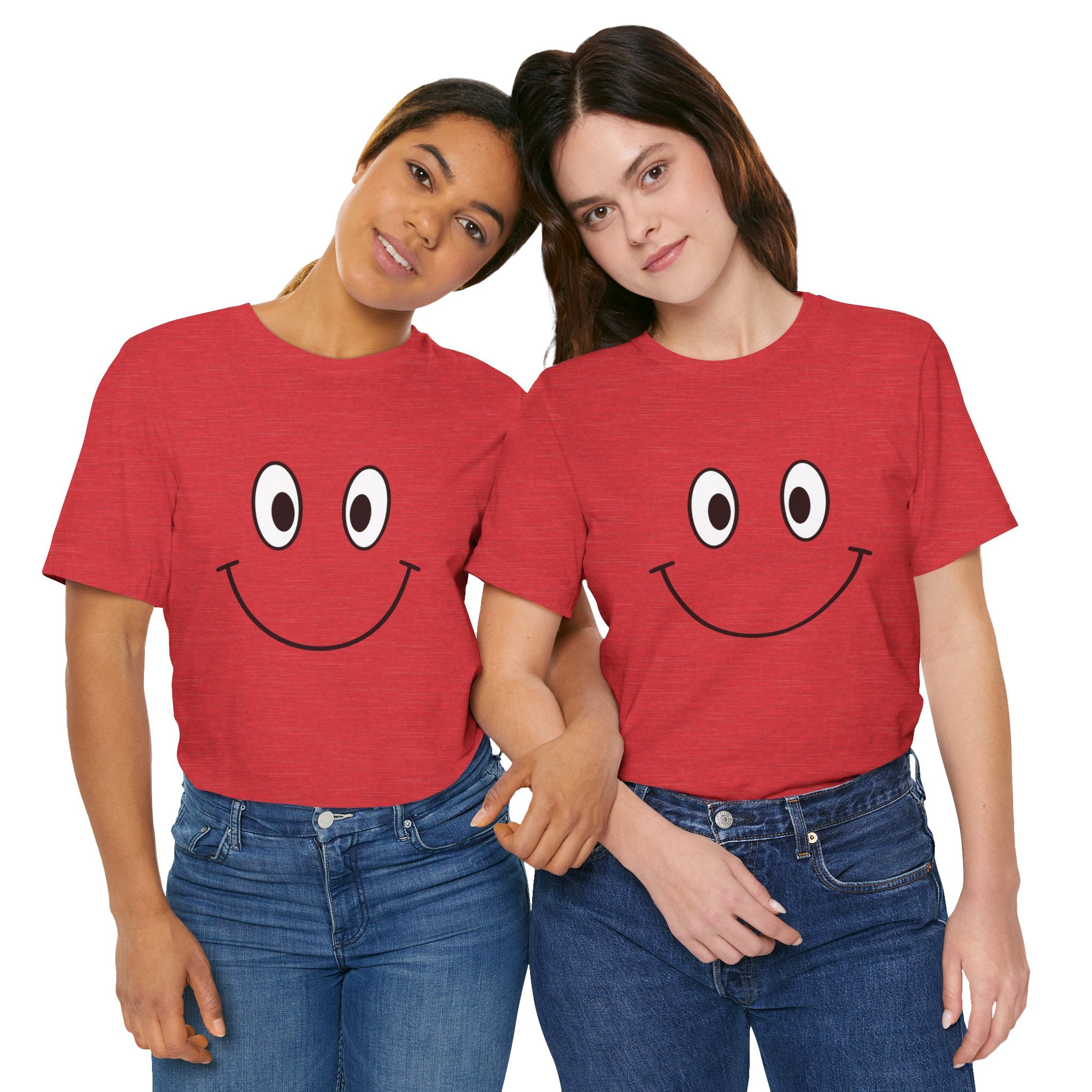 Unisex Jersey Short Sleeve Tee | Smile — a shirt that radiates positivity.