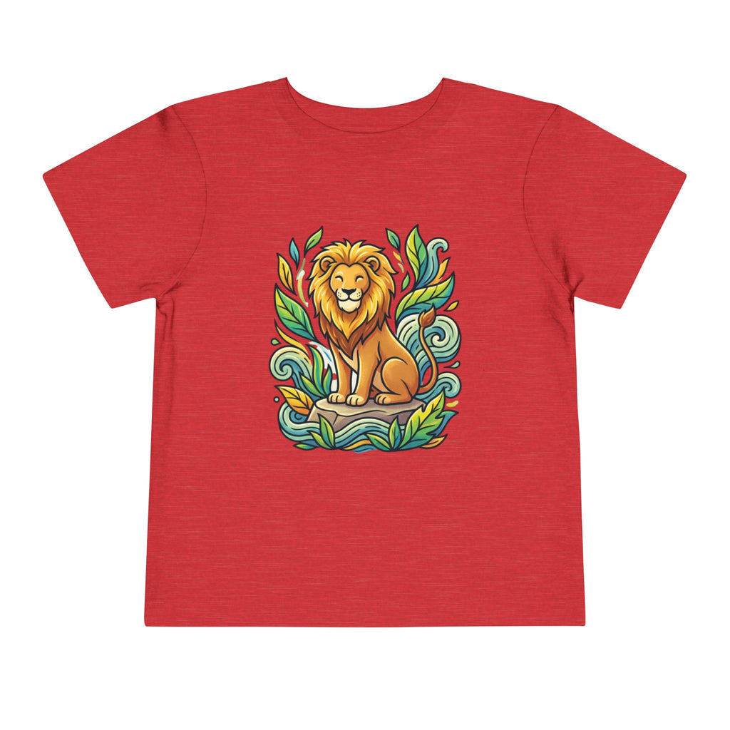 Moonie Toddler Short Sleeve Tee – Gentle Jungle Lion