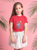 Moonie Toddler Short Sle  eve Tee – Cosmic Comfort for Little Explorers