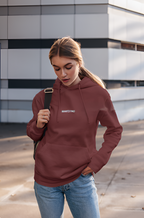 Moonie Women’s Three-Panel Fleece Hoodie – Manifesting