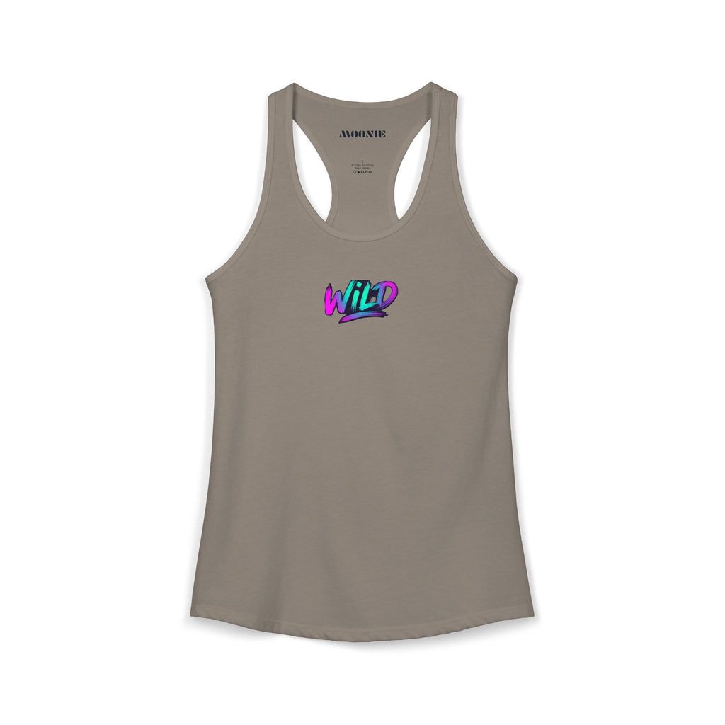 Moonie Women’s Racerback Tank – Wild